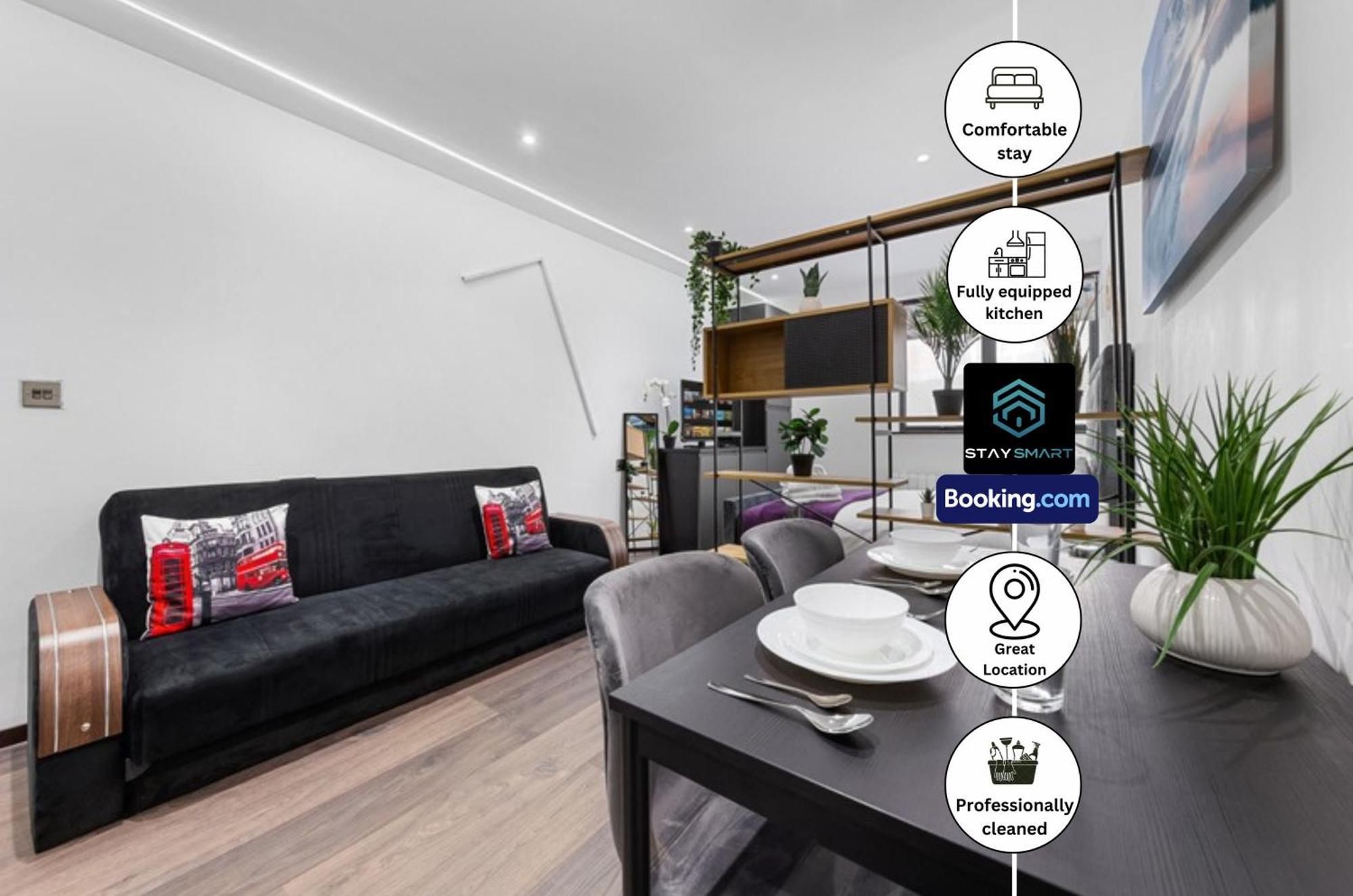 Stylish Studio Apt By Stay Smart Short Lets & Serviced Accommodation Woodstock With Free Wifi ロンドン エクステリア 写真